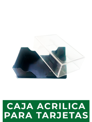 Caja Acrílica para Tarjetas