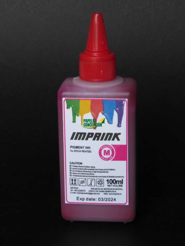 Tinta pigment magenta