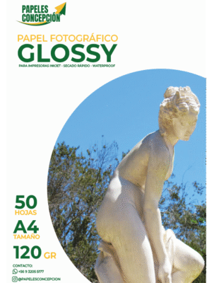 Papel Fotográfico Glossy / A4 / 120 gr / 50 Hojas (Papeles Concepción)