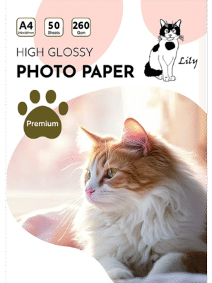 Papel Fotográfico Glossy / A4 / 260 gr / 50 Hojas (Lily)