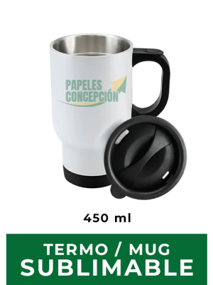 Termo - Mug Sublimable / 450 ml