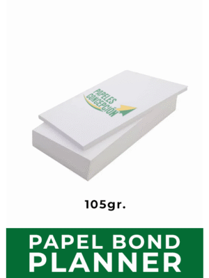 Papel Bond Tamaño Planner / 105 gr / 250 - 500 Hojas