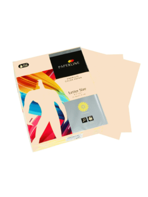 Papel Fotocopia Color / Peach / Carta /  75gr / 500 Hojas (Paperline)