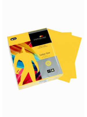 Papel Fotocopia Color / Gold / Carta /  75gr / 500 Hojas (Paperline)