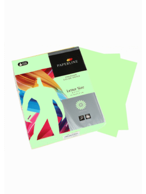 Papel Fotocopia Color / Verde / Carta /  75gr / 500 Hojas (Paperline)