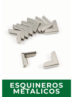 Esquineros Metálicos / Plateados y Dorados / 20 un