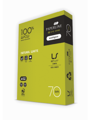 Papel Fotocopia / Carta /  70gr / 500 Hojas (Paperline)