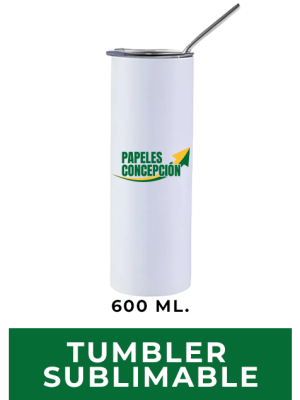Tumbler de Aluminio Sublimable / 600 ml