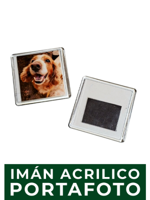 Imán Acrílico Portafoto / 5CM