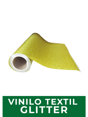 Vinilo Textil Glitter / 50 cm x 1 m