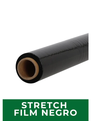 Rollo Stretch Film Negro / 160 mts